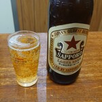 大衆酒場 若林 - 瓶ビール（大瓶）　550円