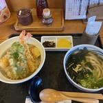 黒田屋 - 料理写真:天丼セット1,000円