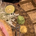 とんかつ けい太 - ワサビ多めd(￣ ￣)