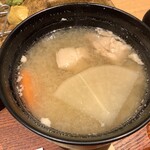 とんかつ けい太 - トン汁