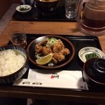 Ganso Yakitori Kushi Hacchin - 唐揚げみぞれ定食