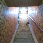 シギグラカフェ - 店への階段