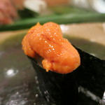 治鮨 - 特上握り　雲丹　軍艦