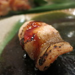 治鮨 - 特上握り　煮穴子