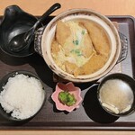 釧路ふく亭 - 牡蠣と鱈のカツ煮定食