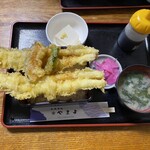 食事処　やまよ - あな天重定食1500円