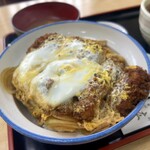 生蕎麦 末広 - セットのかつ丼