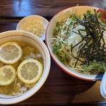 麺屋 壱福 - 塩レモン鳥ざる　1250円