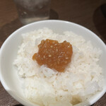 ひのき屋 - 〆の煮干し味噌御飯