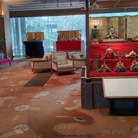 伝承千年の宿 佐勘 - ラウンジ横のお雛様