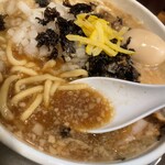 Ramen Jun - 中華そば950円(TP玉ねぎ50円柚子50円)