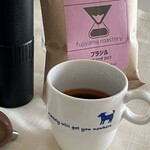 Mon peshe minin - 十二所マルシェで手に入れたコーヒー豆