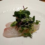 commedia - 常盤産ヒラメのカルパッチョ