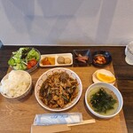 韓国ごはん しゃかん韓 - チャプチェランチご飯大盛り