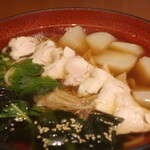 こころや - 国産蒸し鶏とふろふき大根うどんアップ