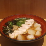 こころや - 国産蒸し鶏とふろふき大根うどん