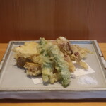 こころや - ホタルイカと菊芋天ぷら