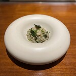 Chisou Nishikenichi - ・平貝のソテー、もち麦と玄米のリゾット