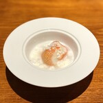 馳走西健一 - ・桃香とヨーグルトのシャーベット