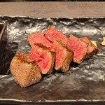 鉄板焼きgrow - 赤身肉のステーキ