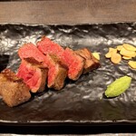 鉄板焼きgrow - 赤身肉のステーキ