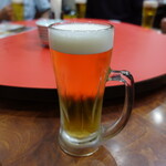 華成楼 - 生ビールで乾杯