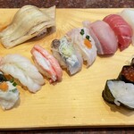 番やのすし - 特上ランチ　１９２０円✨✨✨　ネタ最高だよね　　うんうん