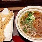 粋麺あみ乃や - ちく天蕎麦　５００円