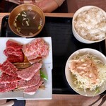 焼肉 稔 - カルビセット¥1500