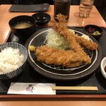 HANAMURA - 海老ロースかつ定食