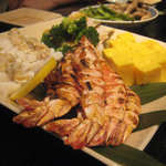 焼き海老・玉子焼き・いたわさ