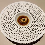 SEZANNE - 鱈白子　黒トリュフ　ネギ