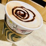スターバックスコーヒー 東京ミッドタウン日比谷店 - 【Sカプチーノのショット追加】チョコレートソース追加、リストレットショットに変更、フォームミルク多め