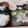 フィッシュテラス　はし長 - 料理写真:ヒラメ刺し身定食　1,300円