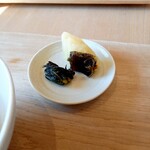 味道広路 - 沢庵と梅昆布と小松菜の古漬け