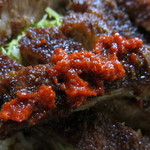 キムチ唐辛子を乗せて♡♡♡