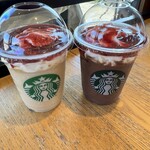 スターバックスコーヒー - ルージュオペラホワイトフラペチーノ、ルージュオペラフラペチーノ