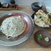 蕎麦切り よしむら - かきあげざるそば（お蕎麦は群馬産）