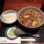 生そば 天龍  - 寒い日はカレー南蛮。
            これであったまります(^-^)