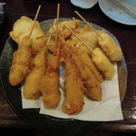 酒肴商店 アジト - 串カツいろいろ