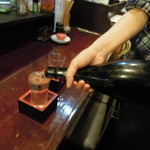 酒肴商店 アジト - 冷酒(何杯飲んだか？)