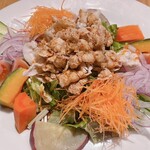 田中華麺飯店 - 豚しゃぶサラダ