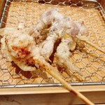 鮨と天ぷら にほんのうみ - 明太子・ほたるいか