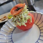 食事処 さかもと - トマト＆サラダ