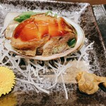 鮨と天ぷら にほんのうみ - あわびのやわらか煮