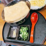 讃岐うどん中村屋 - きつねうどんの揚げがおっきいヮ(ﾟдﾟ)ォ!　甘さ控えめでした。