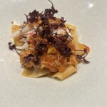 イル アオヤマ - 越前蟹とフルーツトマト(加藤農園)のトルネッテ