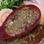 らぁ麺花萌葱 - 背脂肉煮干しらぁ麺/スープ