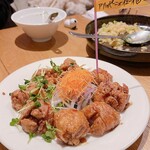 田中華麺飯店 - からーげ2種（甘醤油＆四川山椒塩）