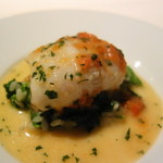 レストラン・セン - 舌平目のデュグレレ風　菜の花リゾット添え